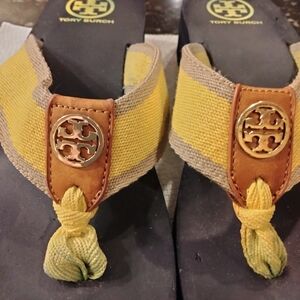 Tory Burch platform flip flops